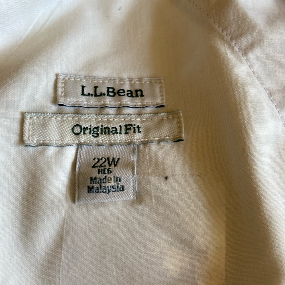 LL Bean Plus Size 22W Cotton Wrinkle Free pants - Picture 5 of 6